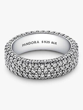 Pandora Timeless Pav�� Triple-row Ring